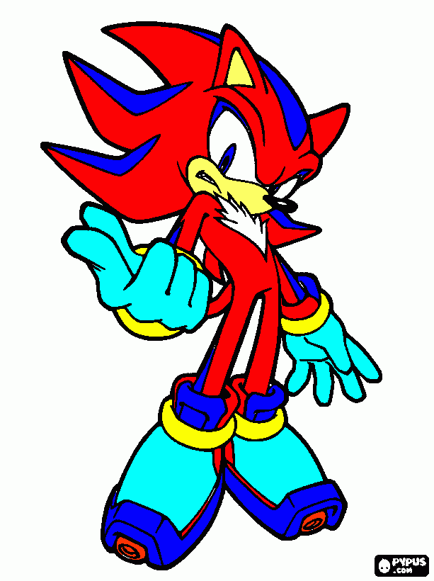 this is meteor the hegehog coloring page