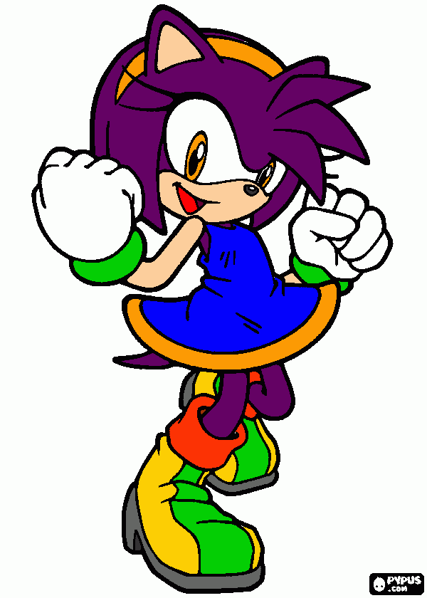 This is my Character named Rigel the hedgehog coloring page