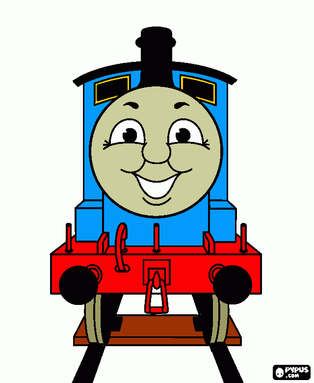 thomas the train coloring page