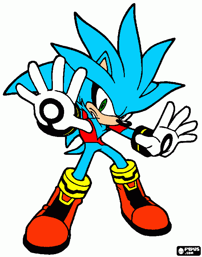 Tico The Hedgehog coloring page