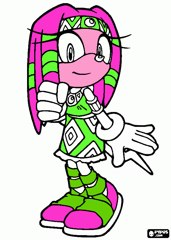 tikal coloring page