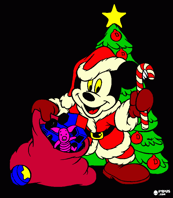 till tomten coloring page
