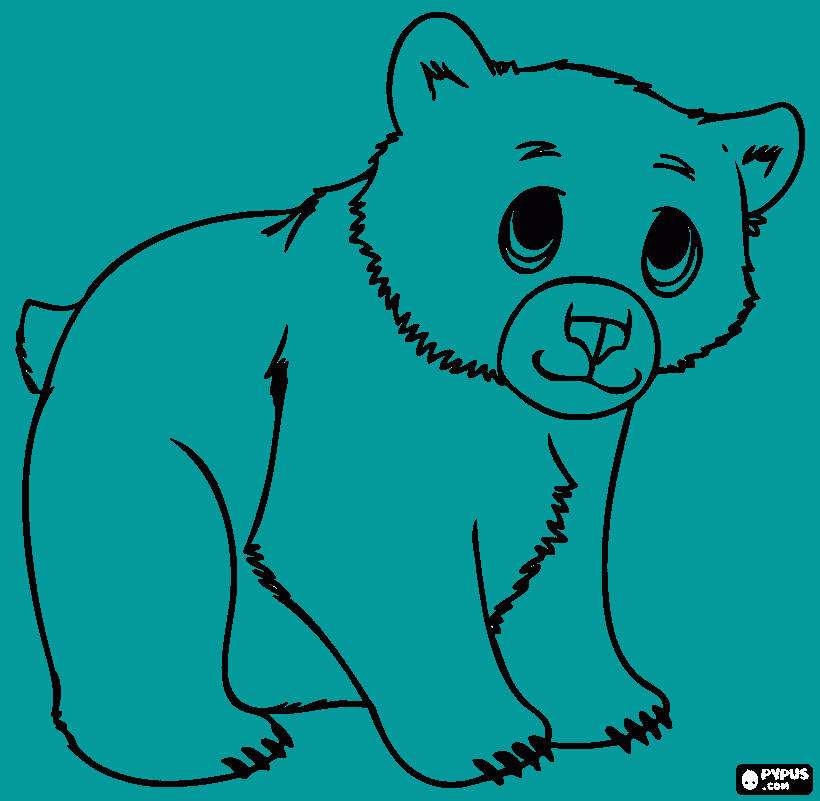 Tilly painting coloring page