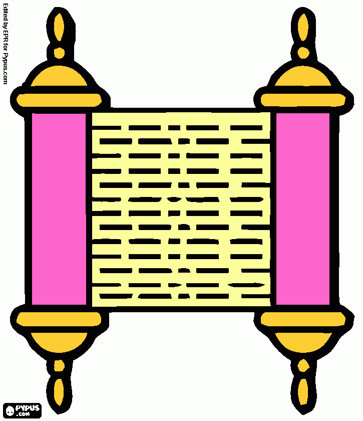 torah  coloring page