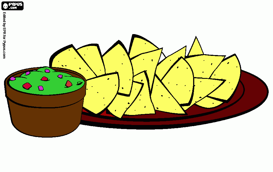 Totopos coloring page