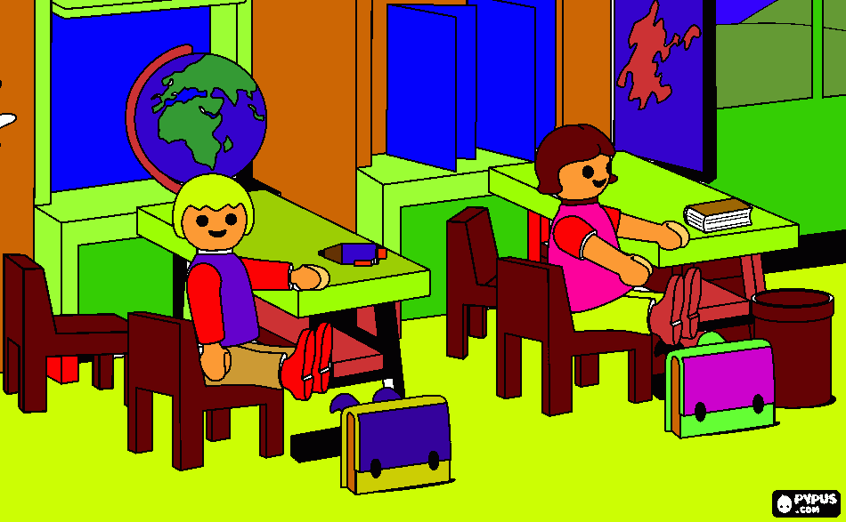 tourta playmobil coloring page