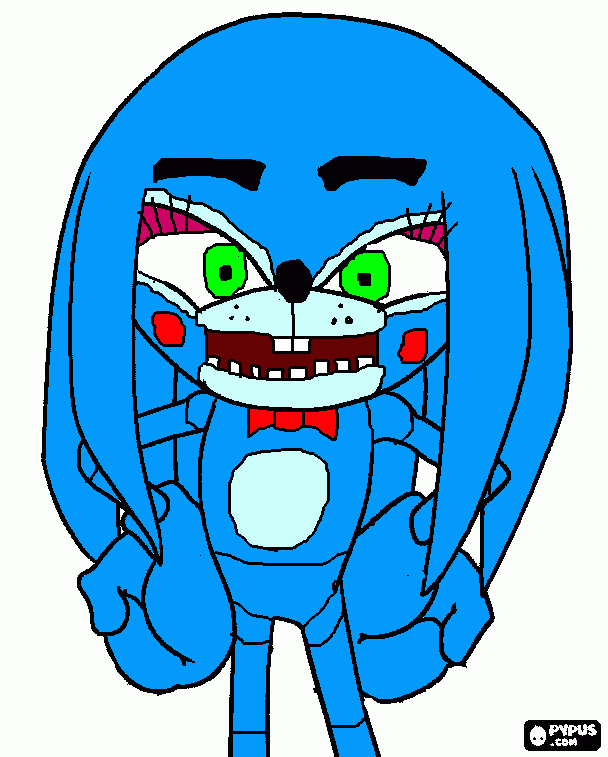 Toy Knuckles coloring page