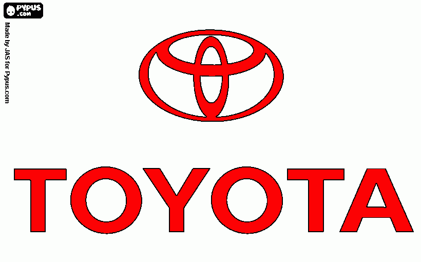 Toyota coloring page