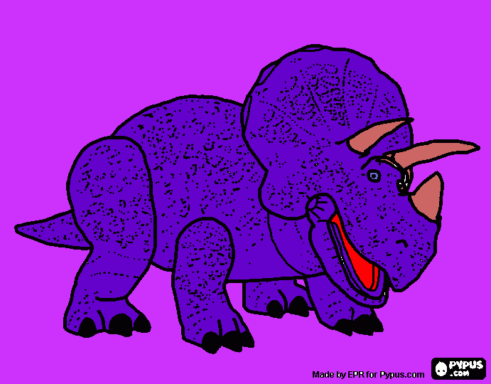 trixie rex girlfriend coloring page