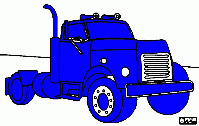 truck coloring page