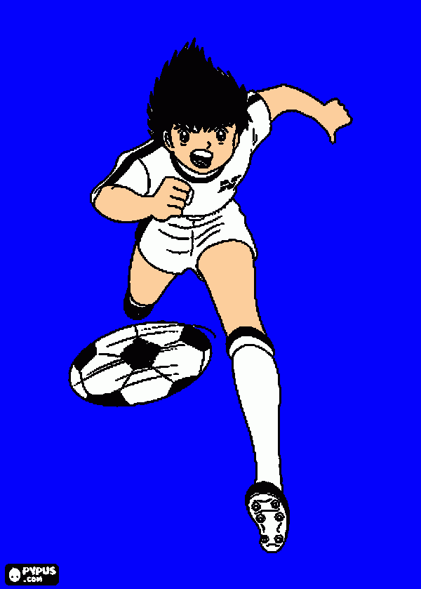Tsubasa 2 coloring page