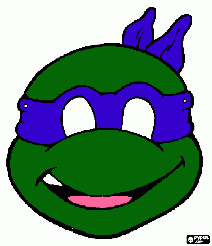 turrtle leo coloring page