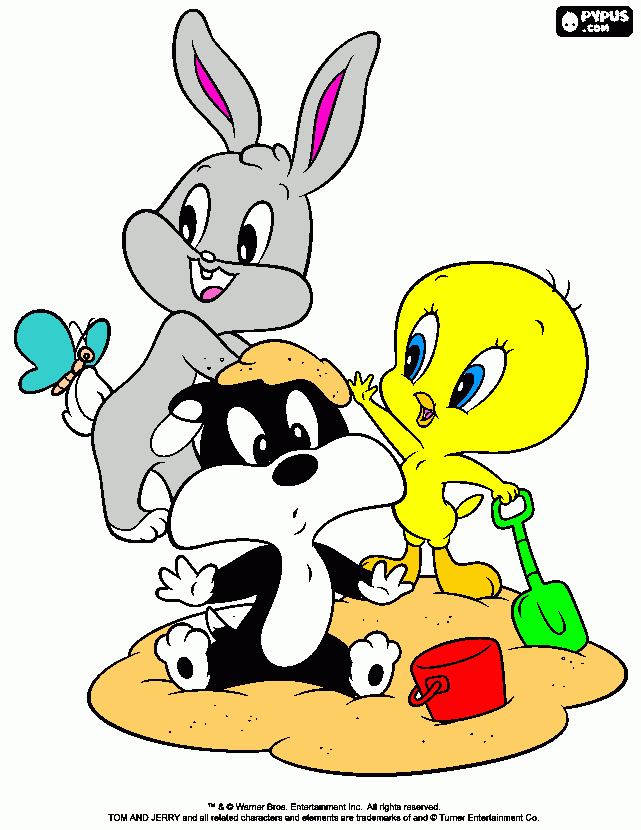 tweety coloring page