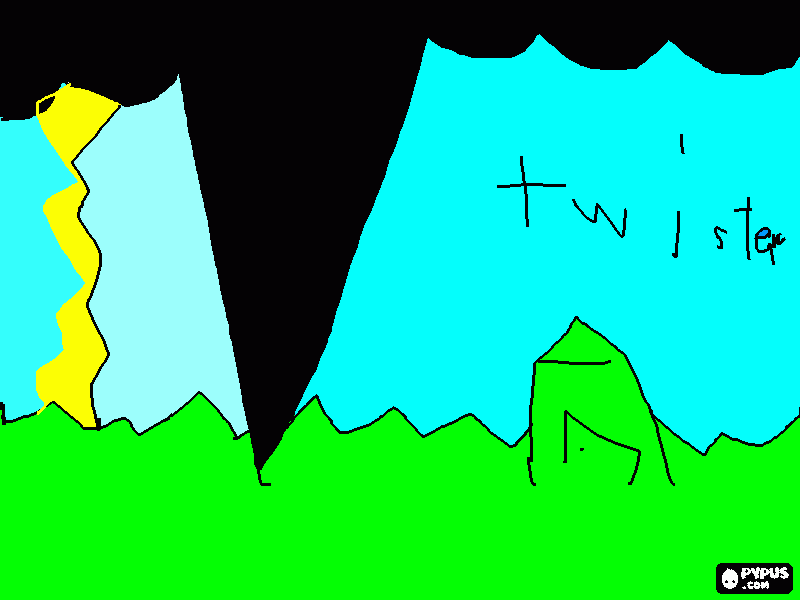 Twister!!!!! coloring page