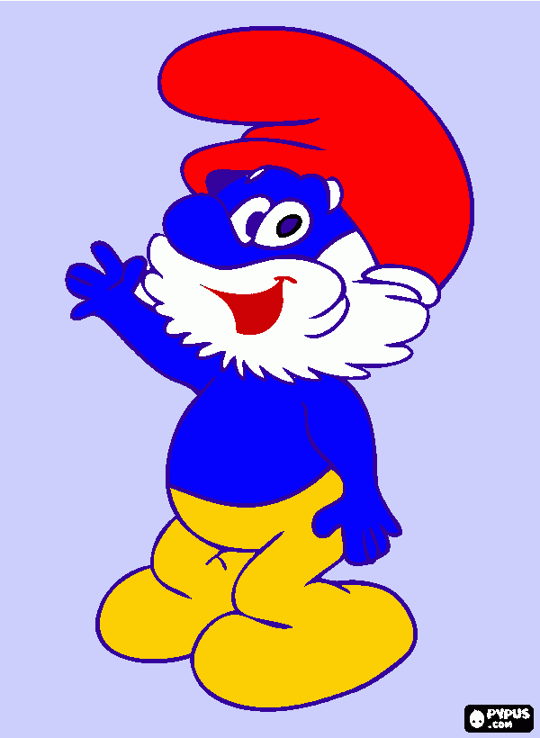 törpapa coloring page
