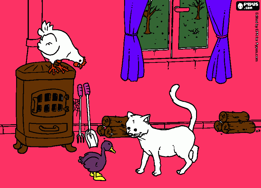 ugly duckling 2 coloring page