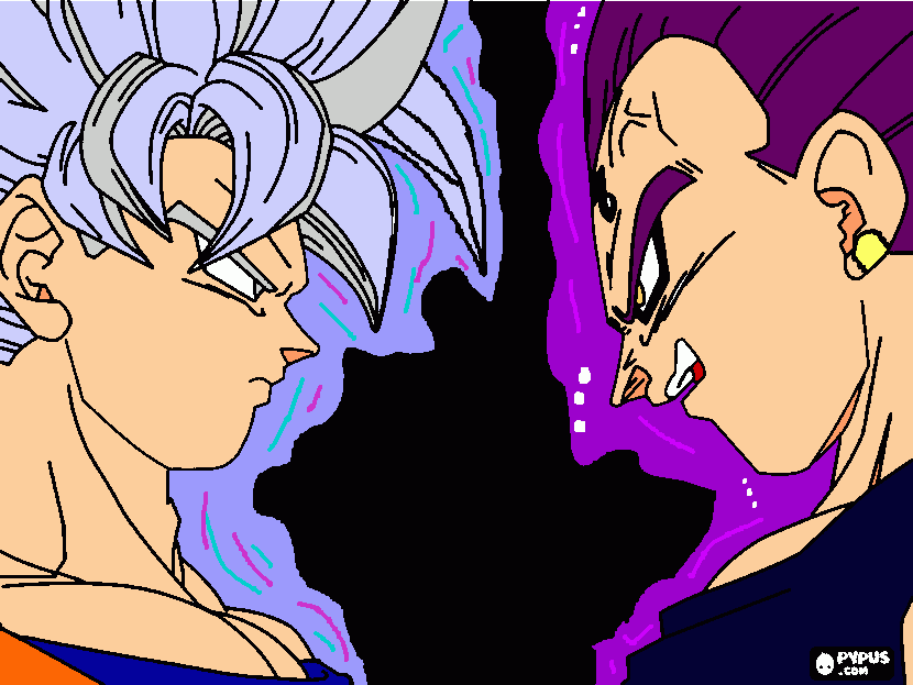 ultra ego vs ultra instent coloring page