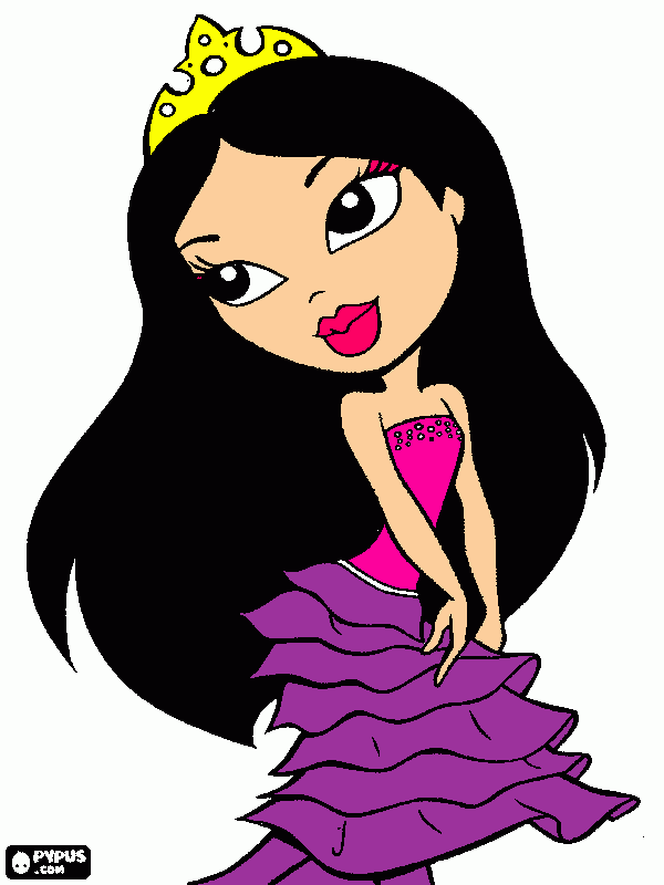 UN SALUDO PARA LA PRINCESA DEL REINO coloring page