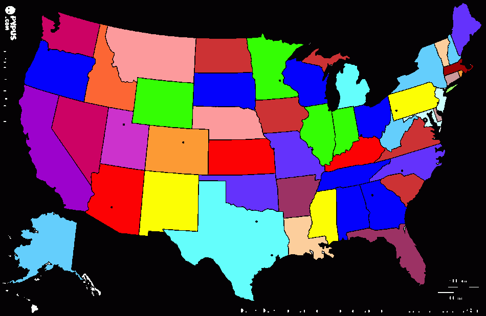 united states coloring page