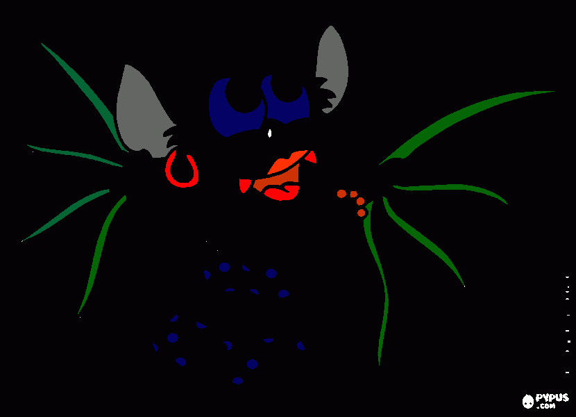 Vampire Bat coloring page