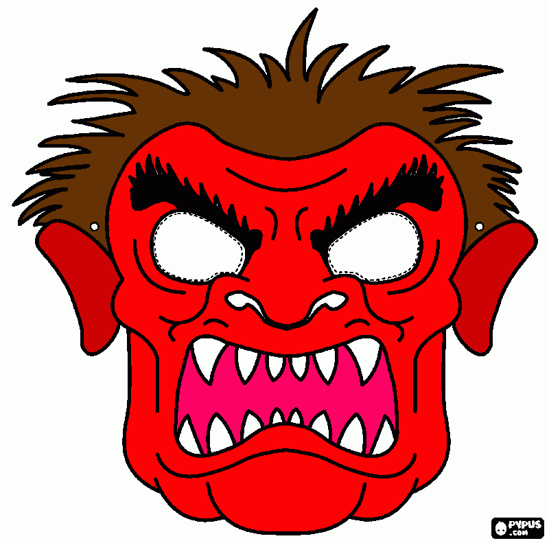 velnias coloring page