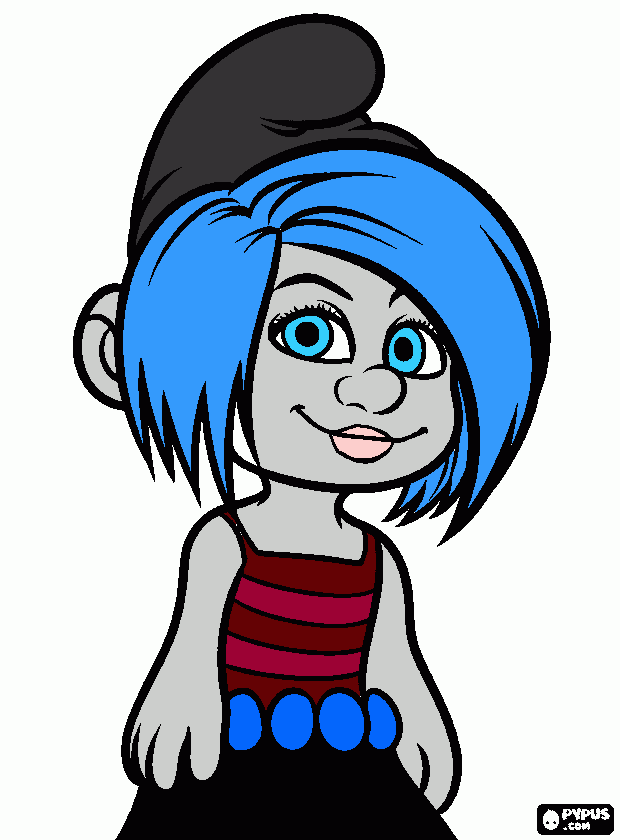 Vexy coloring page
