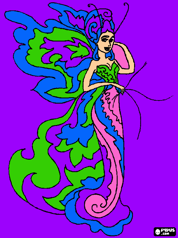 vidi baka coloring page