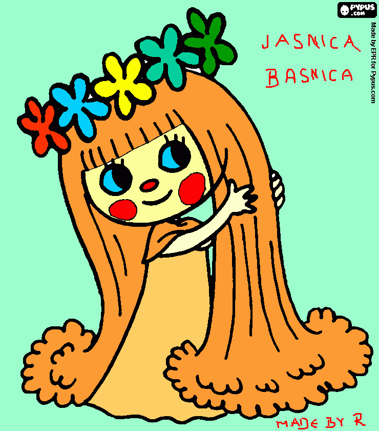 Vila Amalka coloring page