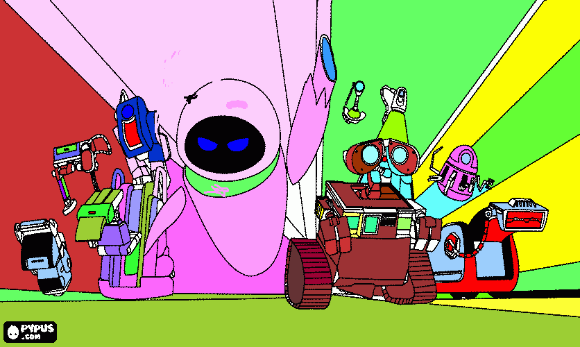 wally 2 coloring page