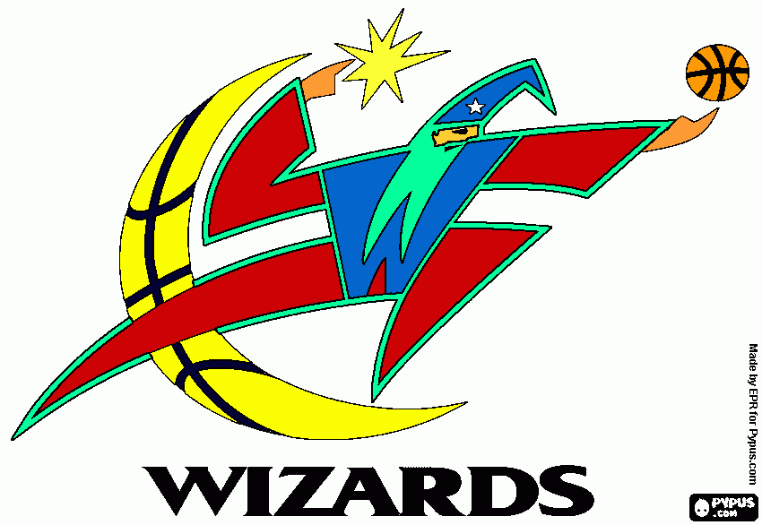 washington wizards coloring page