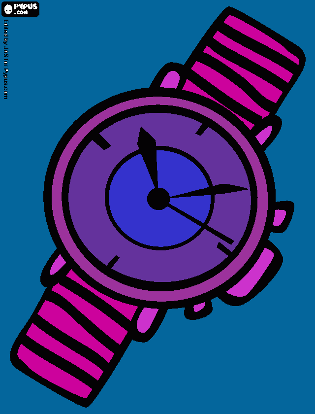 watch coloring page