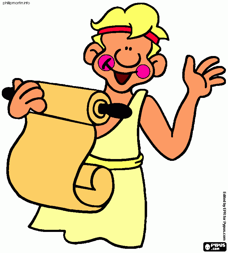 weird guy coloring page