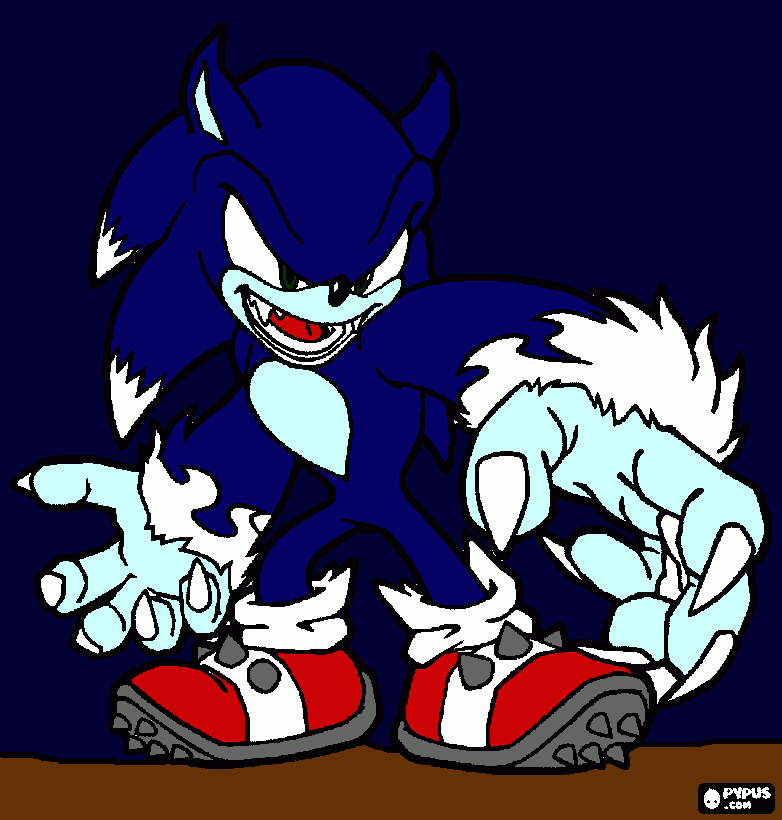 werehog coloring page