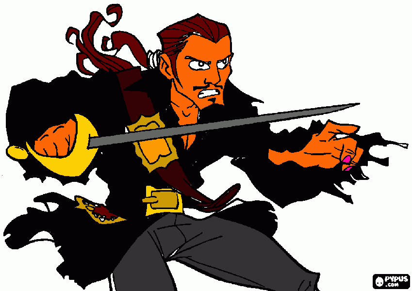 Will Turner coloring page