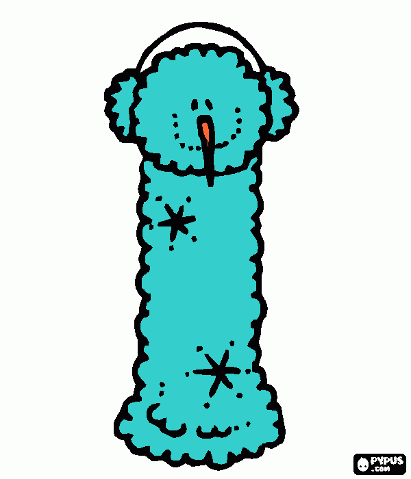winer coloring page