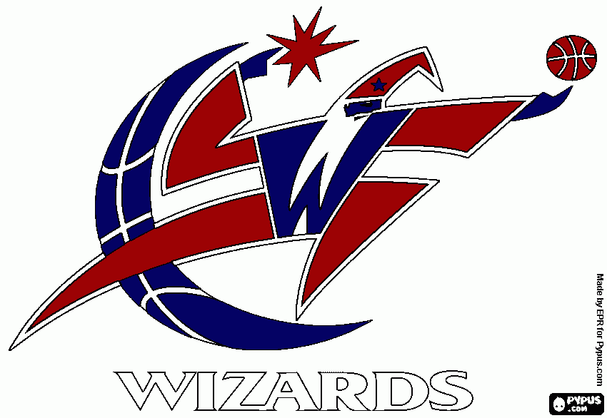 Wizards Logo coloring page