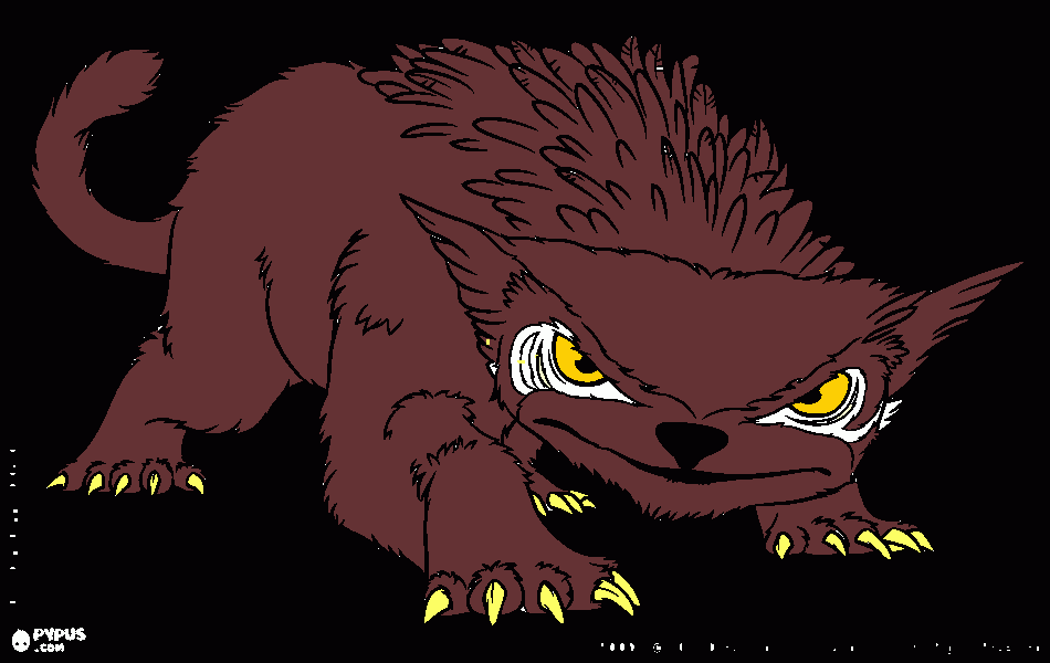 Woaaarrrggghhh!!! coloring page