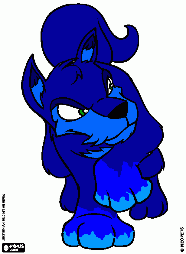 wolf coloring page