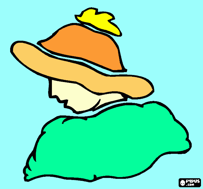 woman silhouette coloring page