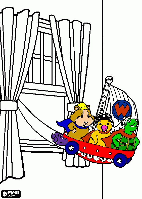 Wonder Pets coloring page