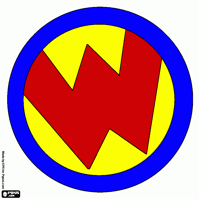 wonderpets logo only - color coloring page