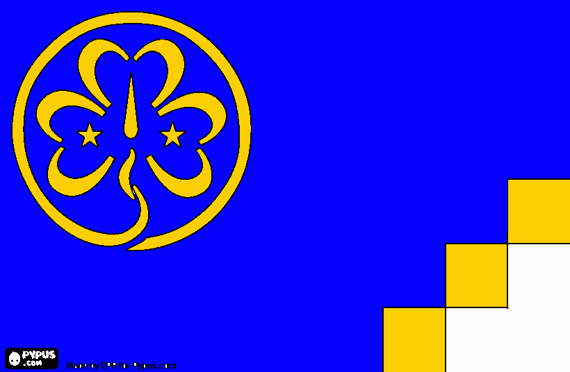 world flag coloring page