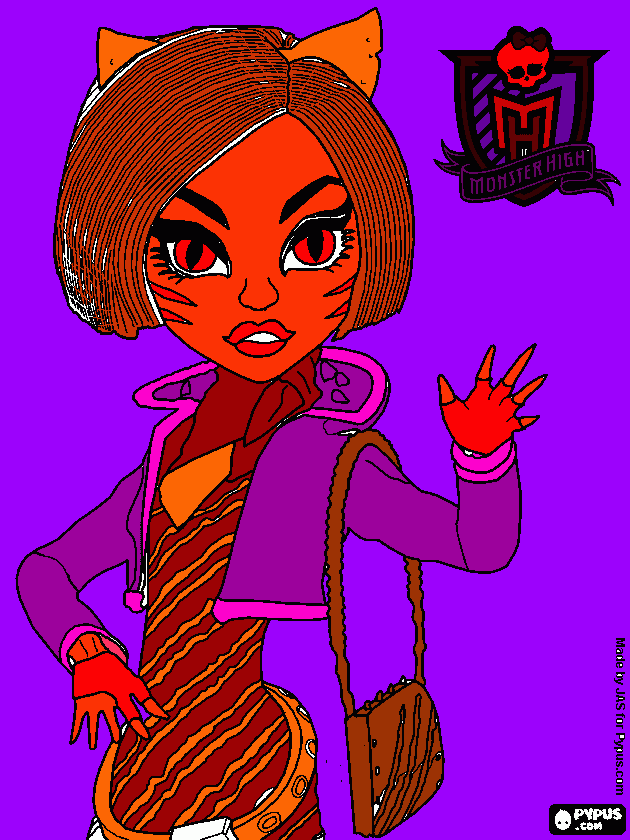 WOW esti o super diva coloring page