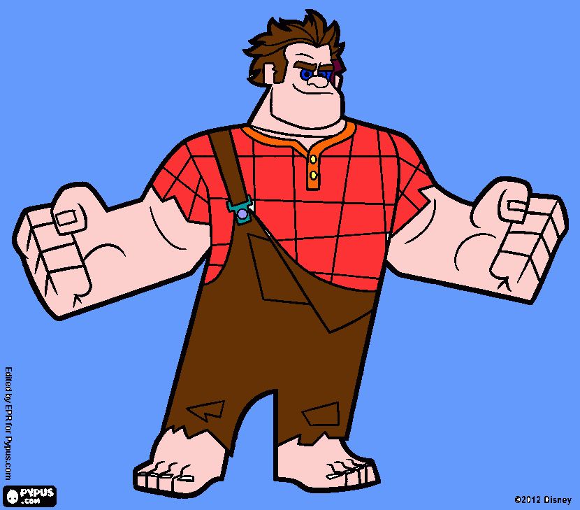wreck it ralph coloring page