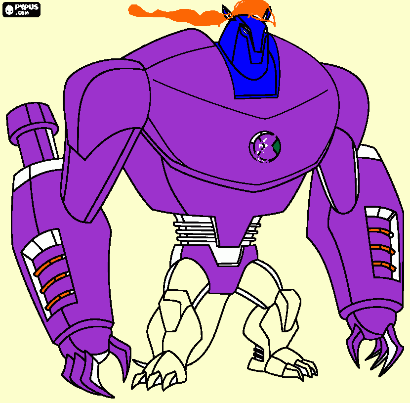 Wreckasaurus Rex coloring page