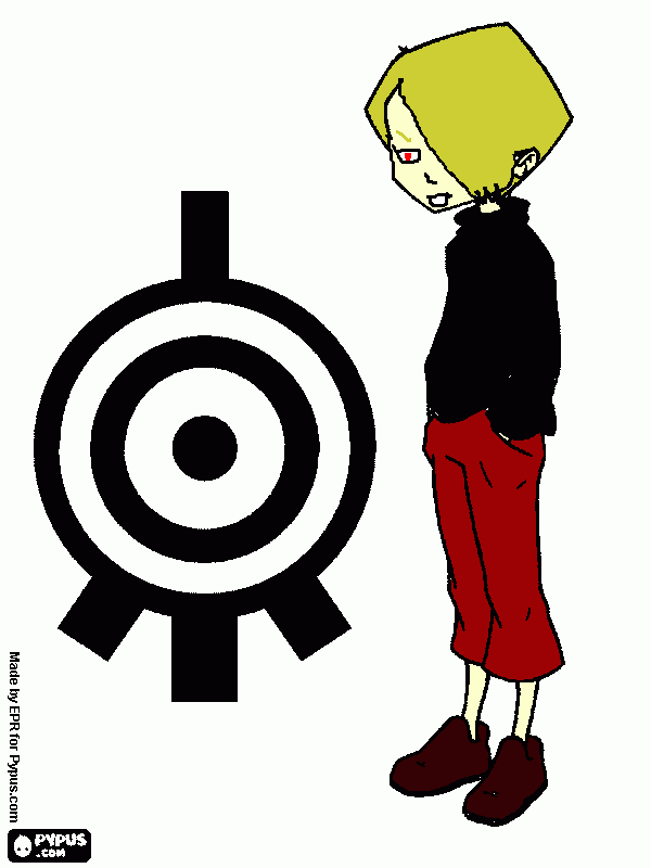 Xana Jeremy coloring page