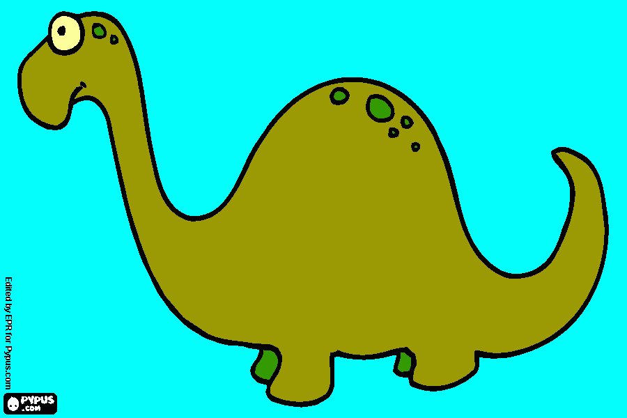 yamen dino coloring page