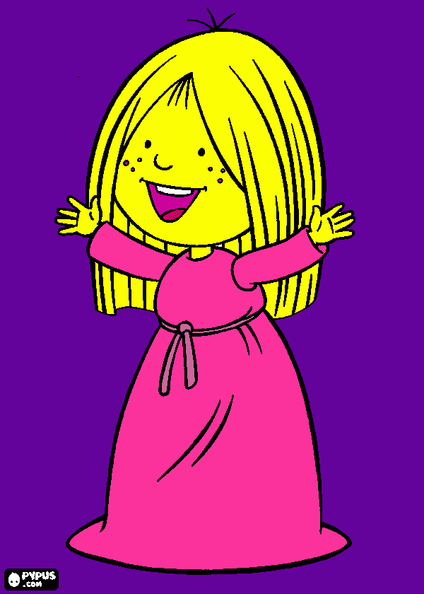 Ylvi coloring page
