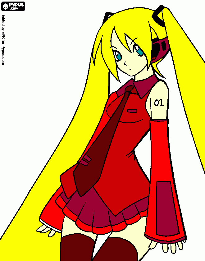 Yori coloring page