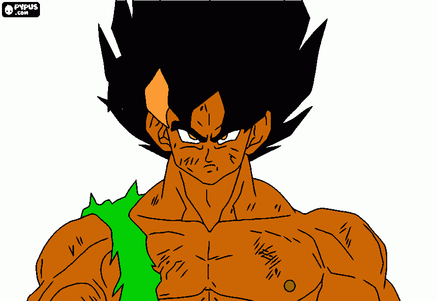 you in animae coloring page
